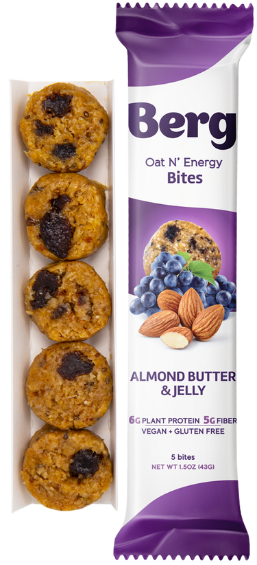Berg Bites - 1.5oz Almond Butter and Jelly Energy Bites